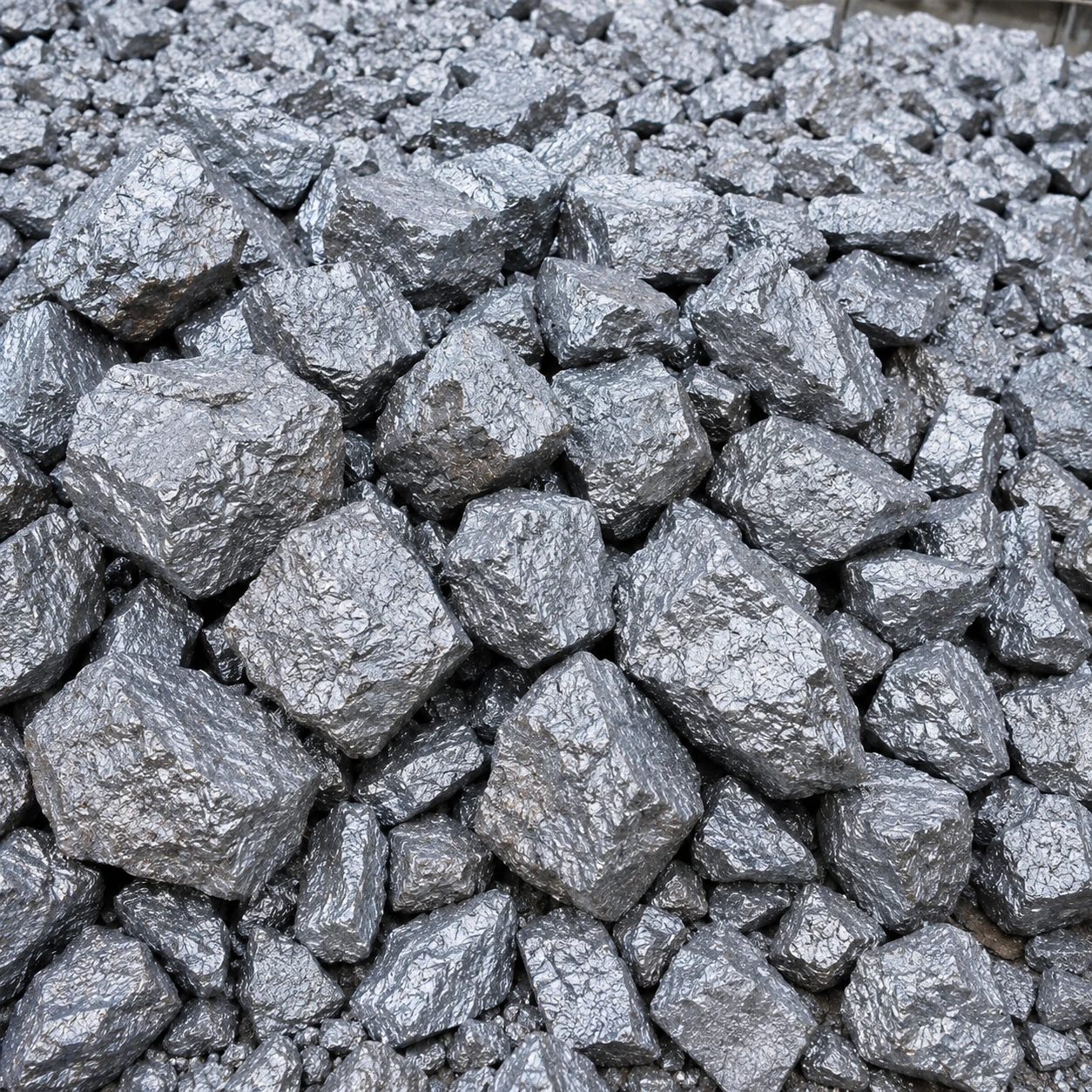 Aluminum ore representing raw aluminum used for Bamvero functional trim and support parts