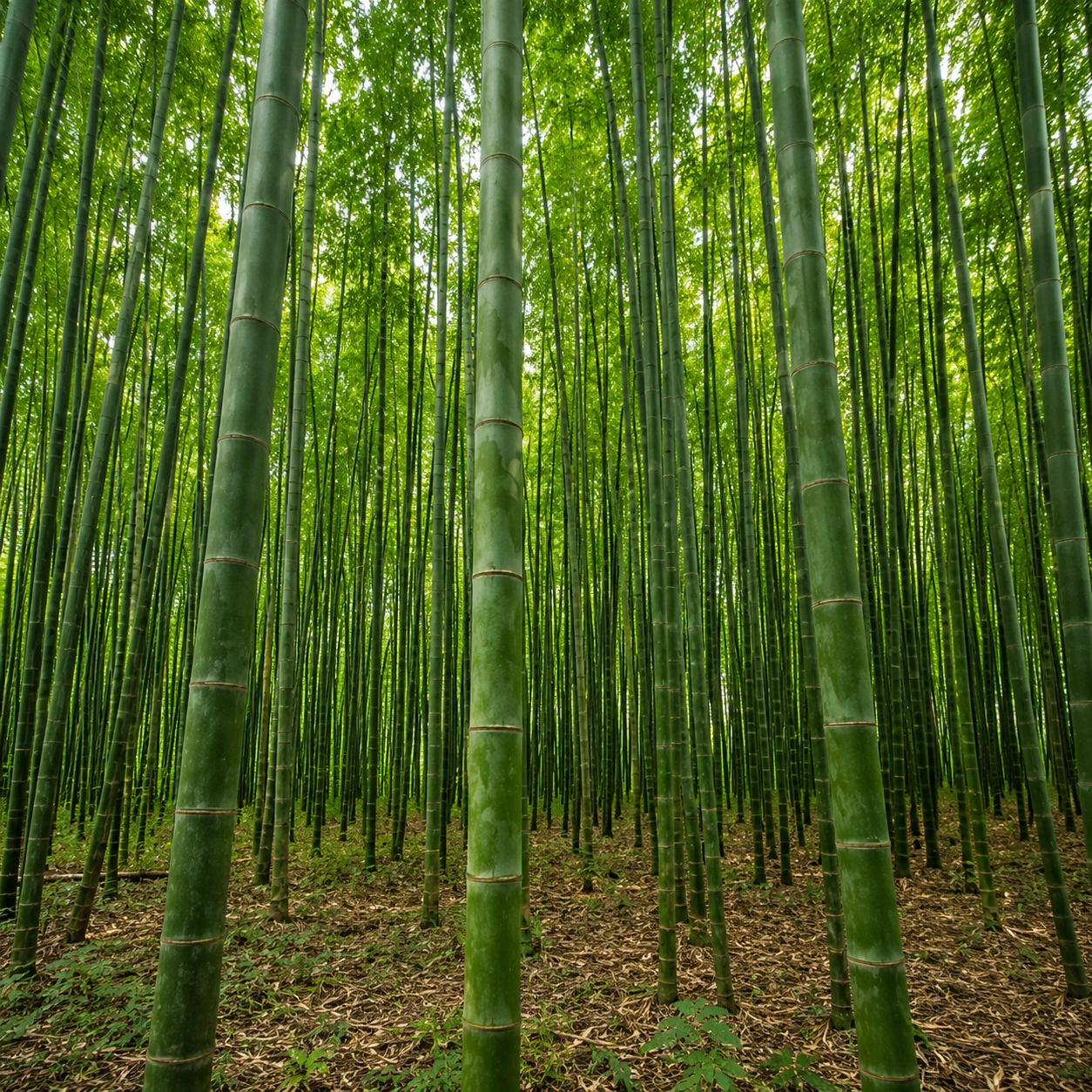 Bamboo forest showing the natural raw bamboo source behind Bamvero product materials