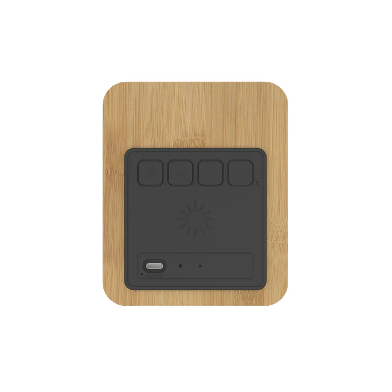 Y130-1 竹製Bluetoothスピーカー時計の製品画像 5