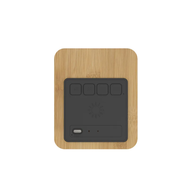 Y130-3 竹製Bluetoothスピーカー時計の製品画像 4